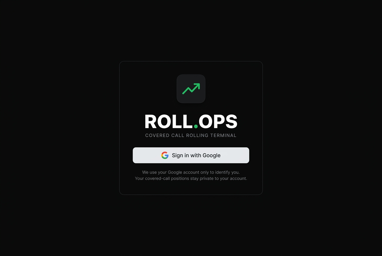 Open & sign in with Google